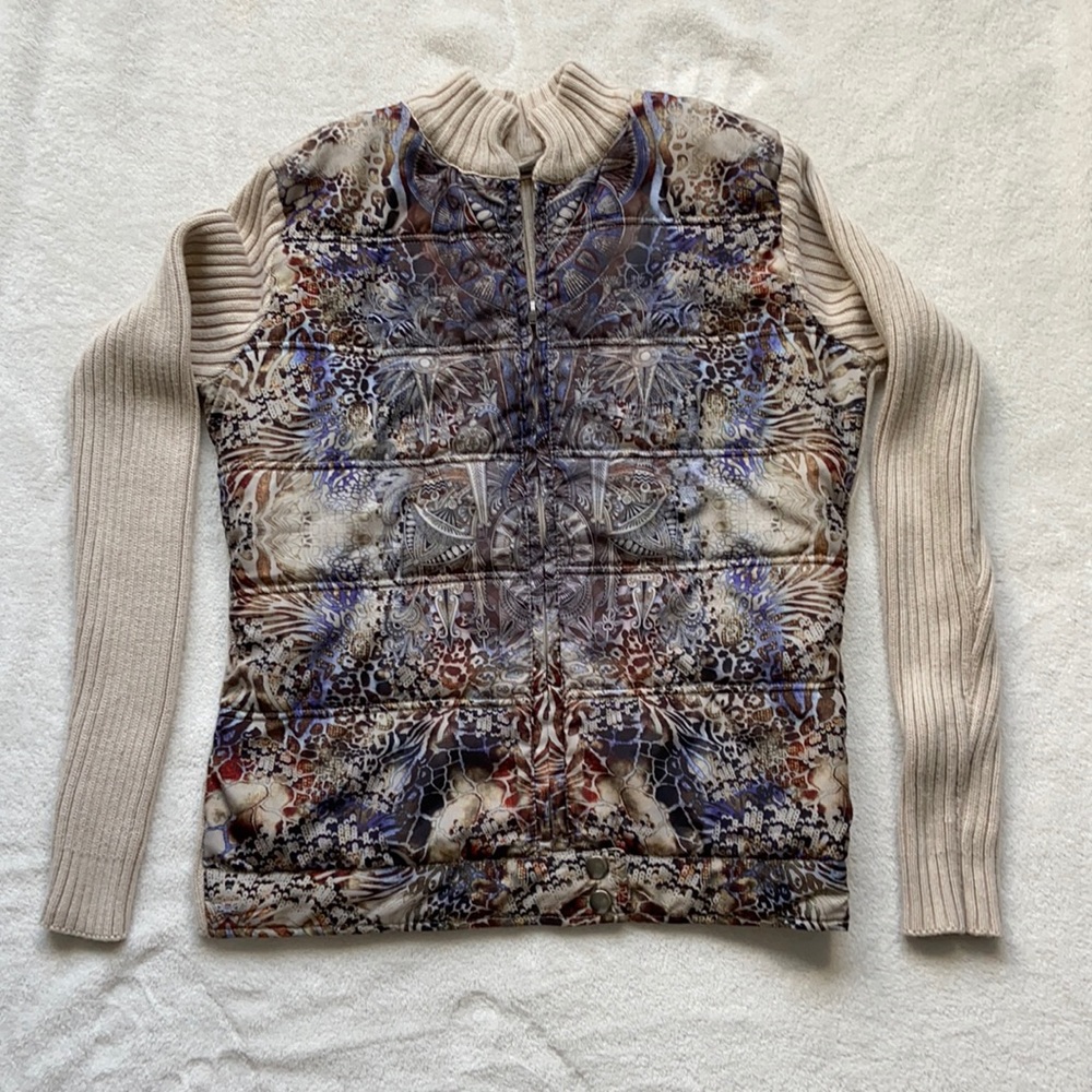 Boston Proper bomber jacket tan S